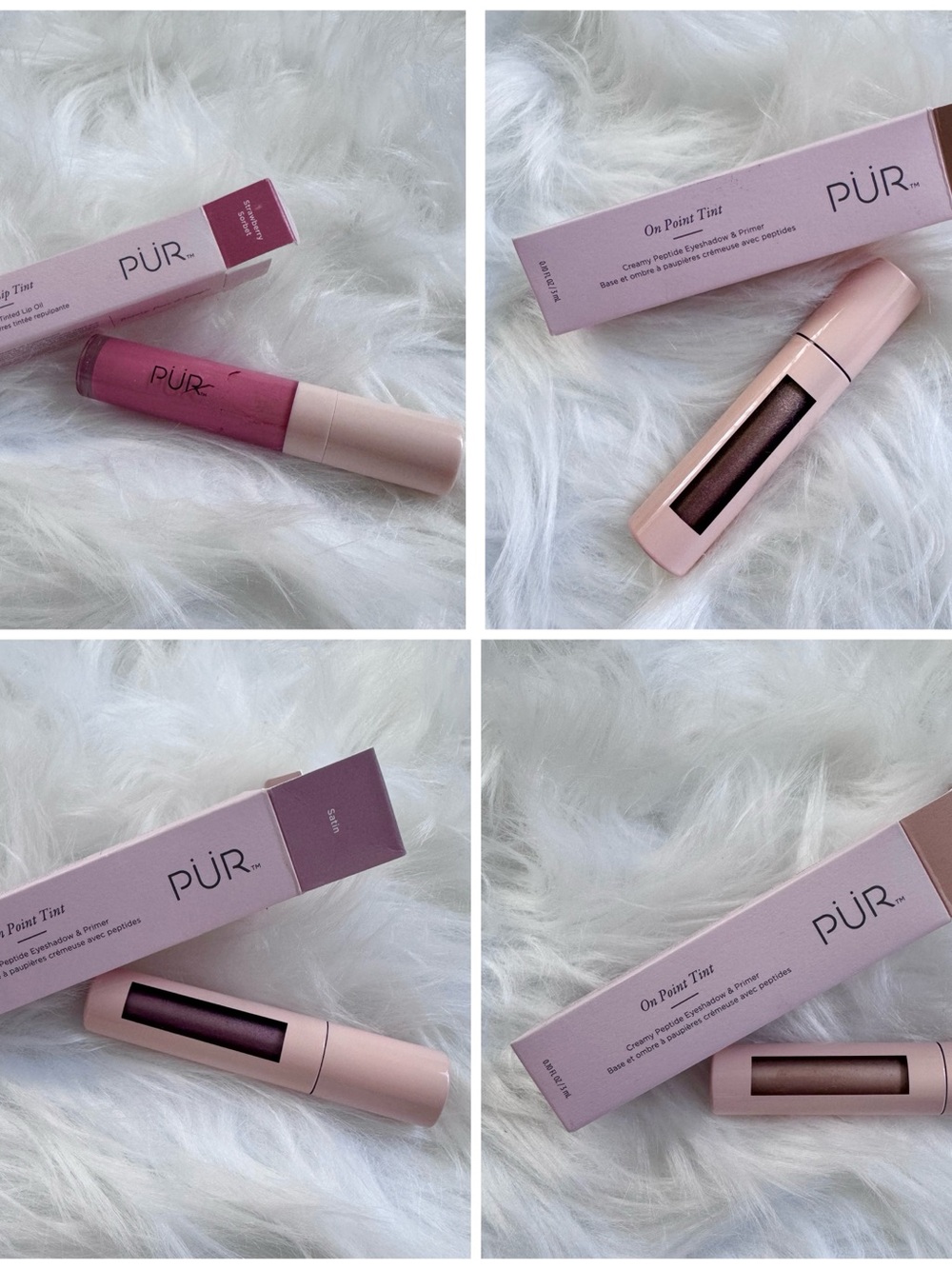 BUNDLE DEAL!!!On Point Tint Creamy Lip Tint and 3 On Point Neutral Shadow/Primer